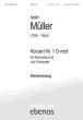 Muller Konzert No.1 d-moll Klarinette und Orchester (Klavierauszug)