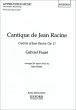 Faure Cantique de Jean Racine Op.11 for SSAA-Keyboard Vocal Score (edited by John Rutter)