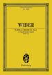 Weber Concerto No.1 C-major Op.19 Piano-Orchestra Study Score (edited by John Warrack)