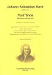 Bach 5 Trios 3 Violoncellos (Part./Stimmen)