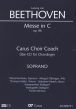 Beethoven Messe C-dur Op.86 SATB soli-SATB-Orch. Sopran Chorstimme CD (lat.) (Carus Choir Coach)