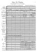 Zemlinsky Psalm 23 for Mixed Choir and Orchestra Score