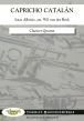 Albeniz Capricho Catalan for Clarinet Quartet for 3 Clarinets in Bb and Bb Bass Clarinet Score and Parts (Arranged by Wil van der Beek)