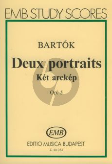 Bartok 2 Portraits Op.5 for Orchestra (Study Score) (edited by Denijs Dille)