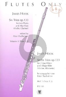 6 Trios Op.133 Vol.1 (3 Flutes[2 Fl.-Altofl.]) (or 2 Fl.-Clar.[Bb][Vi./Va.])