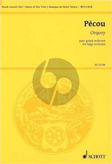 Pecou Orquoy Orchestra Study Score