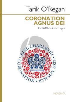 O'Regan Coronation Agnus Dei SATB and Organ