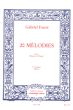 Faure 20 Melodies Vol.1 Voix Moyenne (Hamelle)