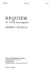 Howells Requiem for SATB Unaccompanied