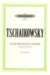 Tchaikovsky 20 Ausgewahlte Lieder fur Tiefe Stimme und Klavier (Herausgeber Karl Laux und Paul Losse) (Russisch/Deutsch)