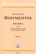 Hoffmeister 3 Duos Op.38 (Flote-Oboe[Violine]) (Herausgegeben von Claus Schonert)