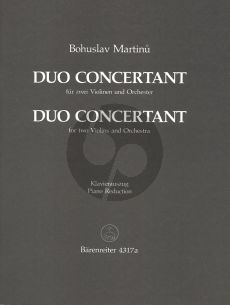 Martinu Duo Concertant (1937) (2 Violins-Orch.) (piano red.)