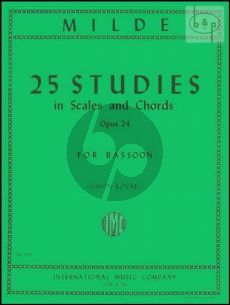 25 Studies Scales & Chords Op.24 Bassoon