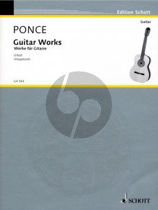 Ponce Guitar Works (Urtext) (Tilman Hoppstock) (Grades 3 - 4)