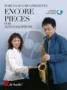 Encore Pieces for Alto Saxophone with Piano Accompiment (Book with Audio online) (Edited by Nobuya Sugawa)