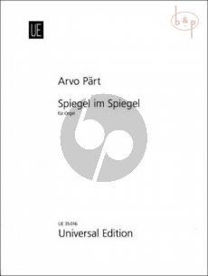 Part Spiegel im Spiegel (1978) Orgel (edited by Giovanni Mazza)