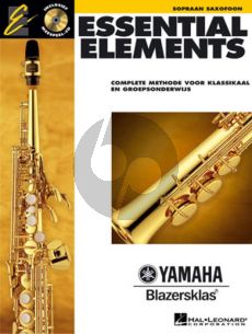 Essential Elements Vol.1 Sopraansaxofoon Boek-Cd's (Complete methode voor klassikaal en groepsonderwijs)