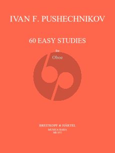 Pushechnikov 60 Easy Studies for Oboe