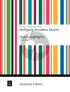 Mozart Opera Highlights 2 Oboes