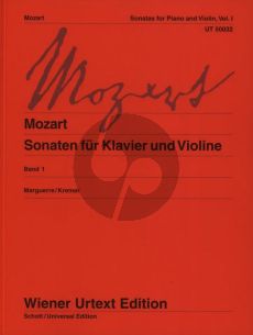 Mozart Sonaten Vol.1 fur Violine und Klavier (edited by Karl Marguerre and Gidon Kremer) (Wiener-Urtext)