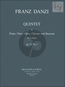 Quintet F-Major Op.53 No.1 Flute-Oboe-Clar.- Bassoon-Piano
