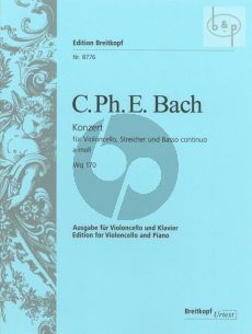 Konzert a-moll Wq 170 Violoncello-Streicher-Bc