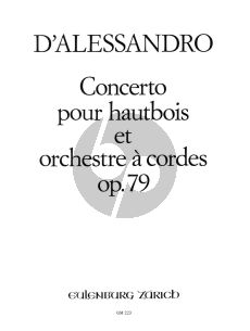 Alessandro Concerto Op.79 Oboe and String Orchestra (piano reduction)