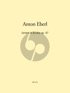 Eberl Sextet E-flat major Op.47 Clar.-Horn-Vi.-Va.-Vc.-Piano (Score/Parts)