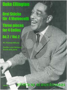 Ellington 3 Pieces Vol. 2 4 Violoncellos (Part./Stimmen) (Thomas-Mifune)