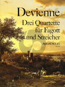 Devienne 3 Quartette Op.73 Fagott-Vi.-Va.-Vc. (Stimmen) (Fassung vom Komponisten) (Bernhard Pauler)