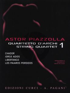 Piazzolla for String Quartet Vol.1 Score and Parts (M. del Solda)