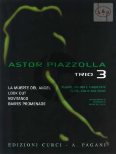 Piazzolla for Trio Vol.3 Flute-Violin-Piano