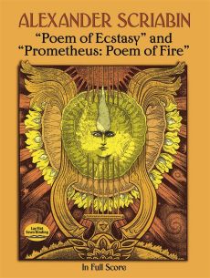 Scriabin Poem of Extasy and Prometheus Poem of Fire Score (Dover)