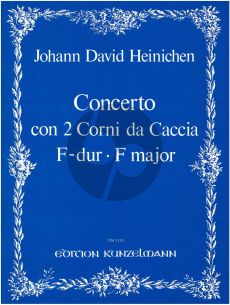 Heinichen Concerto F-dur 2 Hörner-Streicher und Bc (Klavierauszug) (Kurt Janetzky)