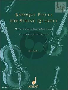 Baroque Pieces for String Quartet