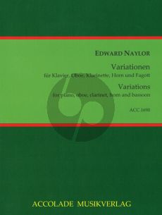 Naylor Variations Piano-Oboe-Clar.-Horn-Bassoon (Score/Parts)