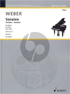 Weber Sonaten WeV Q.2-5 Klavier (Markus Bandur)