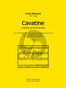 Mayeur Cavatine du Barbier de Seville (Rossini) für Altsaxophon und Klavier (arr. Christoph Dohr)