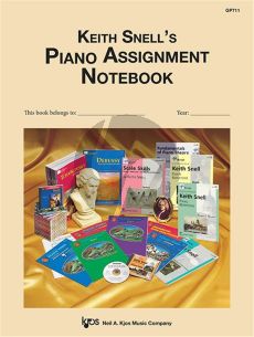 Keith Snell's Piano Assignment Notebook