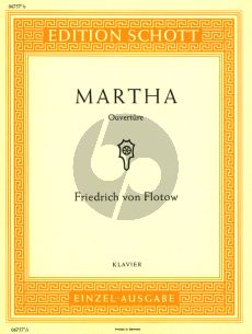 Flotow Martha Ouvertüre Piano solo (Lothar Artok)