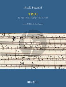 Paganini Trio for Viola and Cello (edited by Italo Vescovo)