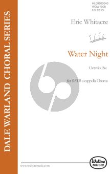 Whitacre Water Night SATB