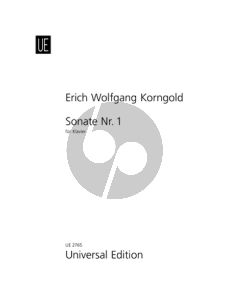 Korngold Sonate d-moll Op.2 No.1 (1909) Klavier