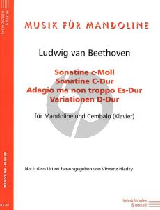 Beethoven 4 Stucke WoO 43 und 44 Mandoline und Cembalo (Vinzenz Hladky)