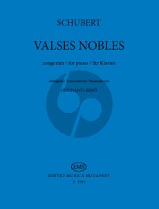 Schubert Valses Nobles Piano (transcribed for concertperformance by Dohnanyi)