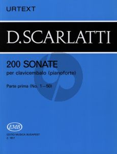 Scarlatti 200 Sonatas Vol.1 Harpsichord (Urtext) (edited G.Balla)