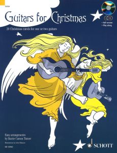 Guitars for Christmas (1 - 2 Guitars) (with Play-Along CD) (Turner)