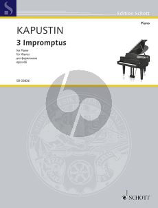 Kapustin 3 Impromptus Op.66 Piano solo