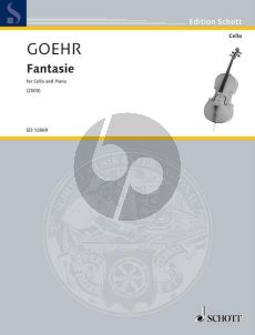 Goehr Fantasie Violoncello-Klavier