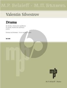 Silvestrov Drama Violin-Violoncello-Piano (Score/Parts)